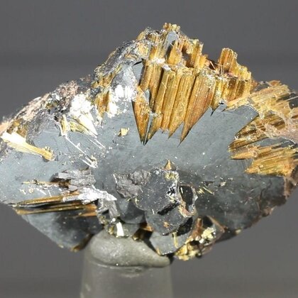 Golden Rutile with Hematite Healing Mineral ~28mm