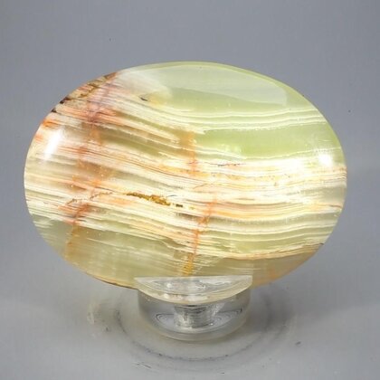 Green Onyx Palm Stone (Extra Grade) ~70x50mm