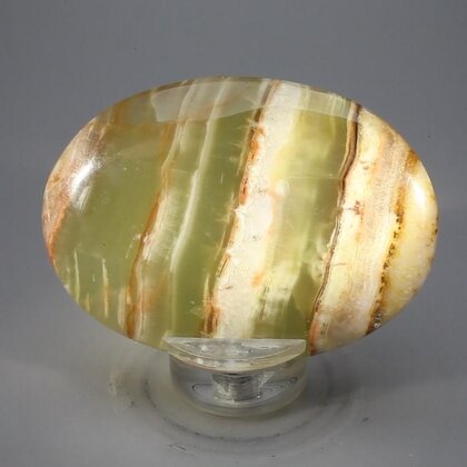 Green Onyx Palm Stone (Extra Grade) ~70x50mm