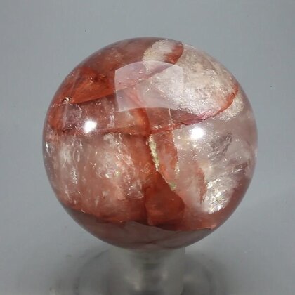 Hematoid Quartz Crystal Sphere ~50mm