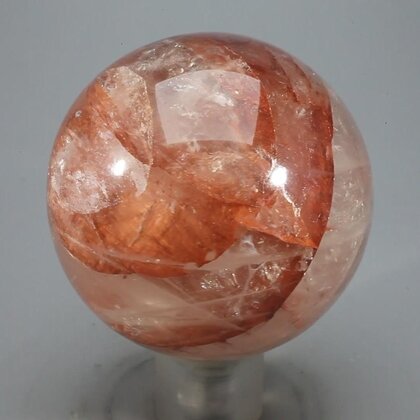 Hematoid Quartz Crystal Sphere ~53mm