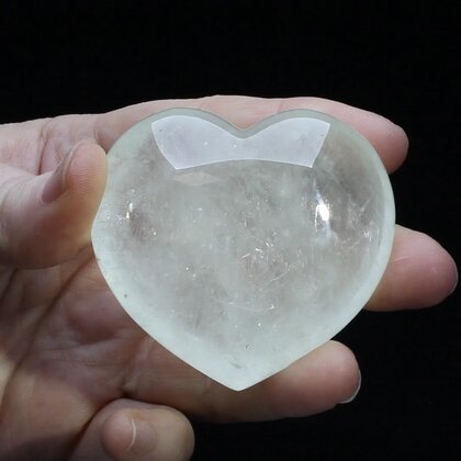 Calcite Crystal Heart ~58mm