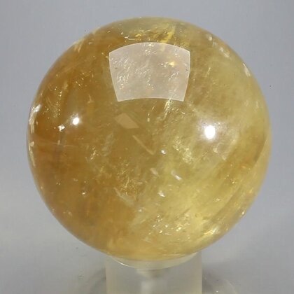 Honey Calcite Crystal Sphere ~58mm