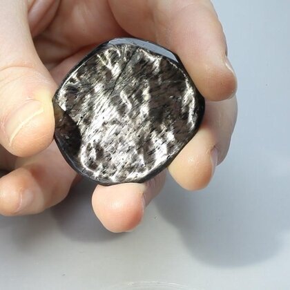 Hypersthene Polished Flat Tumblestone ~38mm
