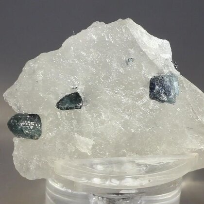 Indicolite (Blue Tourmaline) Quartz Crystal ~43mm