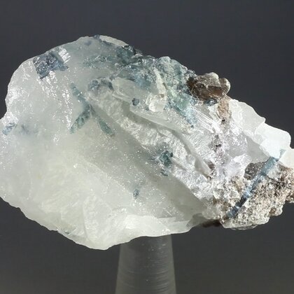 Indicolite (Blue Tourmaline) Quartz Crystal ~52mm