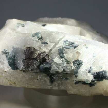 Indicolite (Blue Tourmaline) Quartz Crystal ~75mm