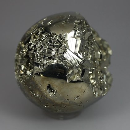 Iron Pyrite Crystal Sphere ~62mm