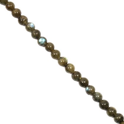 Labradorite Crystal Beads - 8mm Round Bead