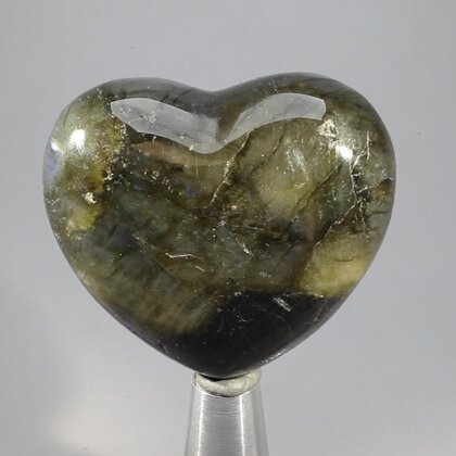 Labradorite Crystal Heart ~45mm
