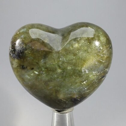 Labradorite Crystal Heart ~45mm