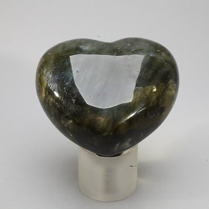 Labradorite Crystal Heart ~45mm