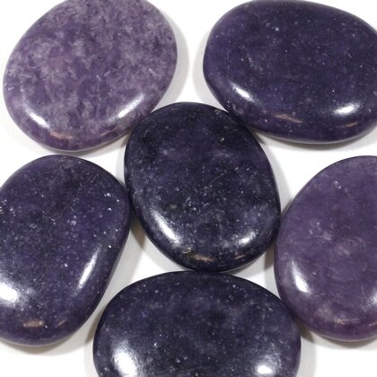 Lepidolite Massage Stone ~38mm