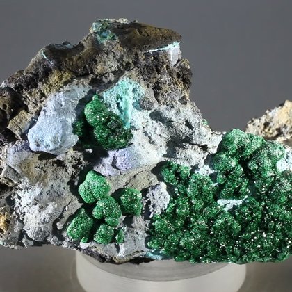 Malachite & Chrysocolla Mineral Specimen ~75mm