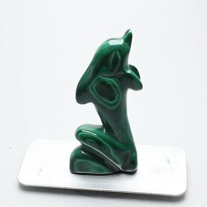 Malachite Crystal Dolphin ~64x30mm