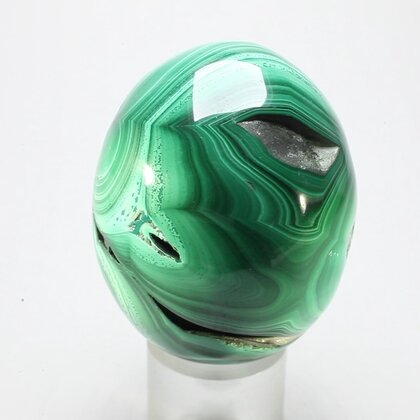 MAGNIFICENT Malachite Crystal Egg ~55mm