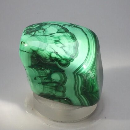 Malachite Polished Stone ~42mm