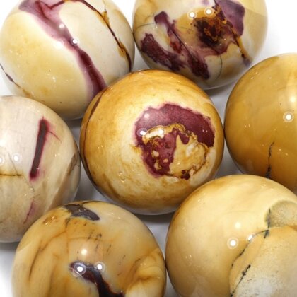 Mookaite Crystal Sphere (Golden) ~45mm