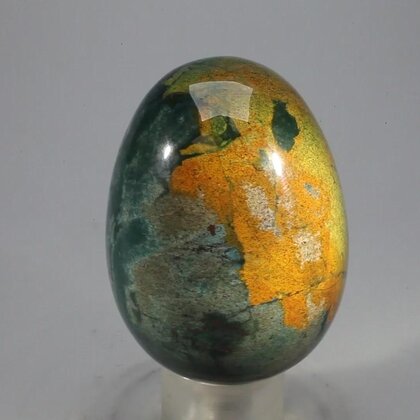Moss Agate Crystal Egg ~48mm