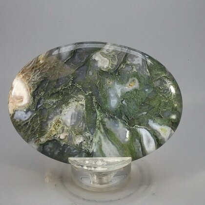 Moss Agate Palmstone (Extra Grade) ~70x50mm