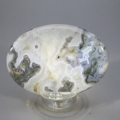 Moss Agate Palmstone (Extra Grade) ~70x50mm