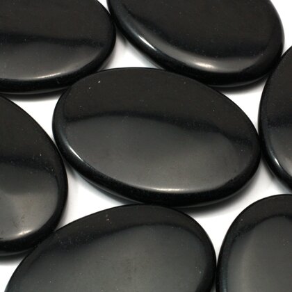 Obsidian Palm Stone ~70x50mm
