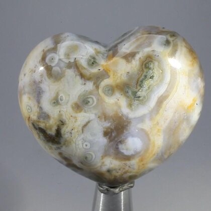 Ocean Jasper Crystal Heart ~45mm