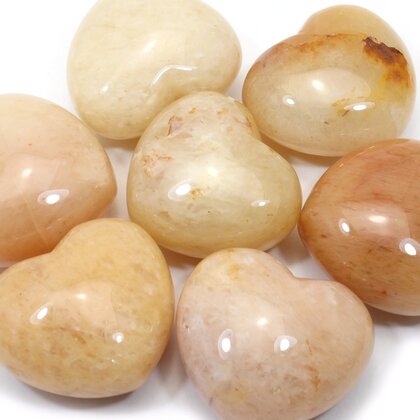 Peach Aventurine Crystal Heart ~45mm