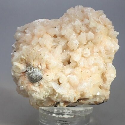 Pink Heulandite Crystal Cluster ~57mm