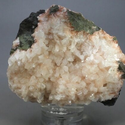 Pink Heulandite Crystal Cluster ~68mm