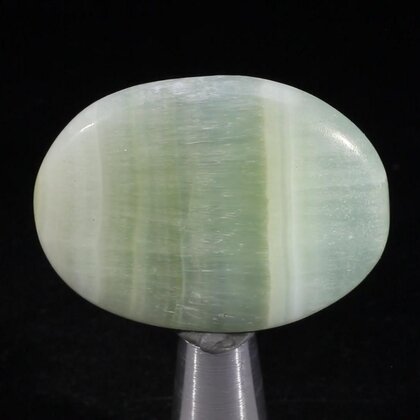 Pistachio Calcite Massage Stone ~40mm