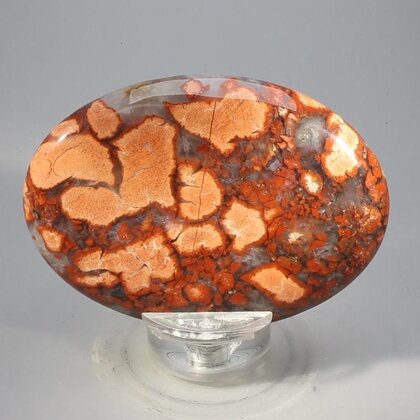 Poppy Jasper Palmstone (Extra Grade)  ~70x50mm