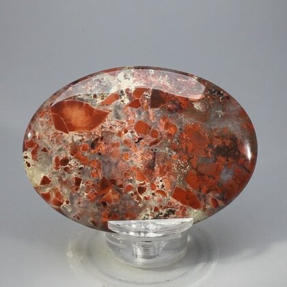 Poppy Jasper Palmstone (Extra Grade)  ~70x50mm