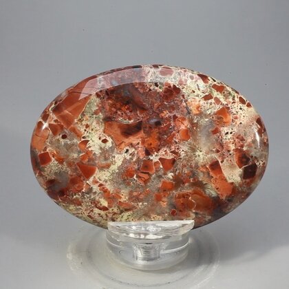 Poppy Jasper Palmstone (Extra Grade)  ~70x50mm