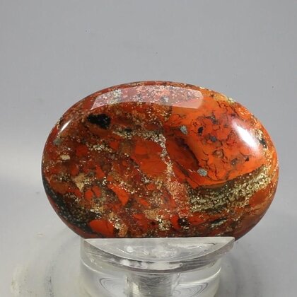Poppy Jasper Thumbstone (Extra Grade) ~40x30mm