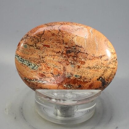 Poppy Jasper Thumbstone (Extra Grade) ~40x30mm