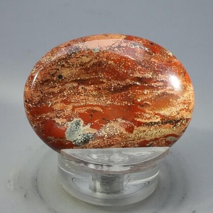 Poppy Jasper Thumbstone (Extra Grade) ~40x30mm