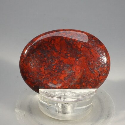 Poppy Jasper Thumbstone (Extra Grade) ~40x30mm