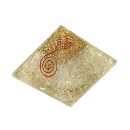 Quartz & Copper Quartz Orgonite ~50mm