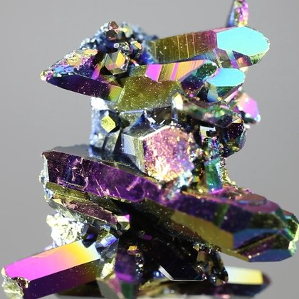 Rainbow Aura Quartz Healing Crystal ~37mm