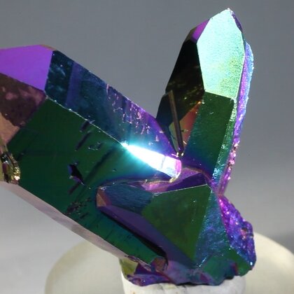 Rainbow Aura Quartz Healing Crystal ~44mm
