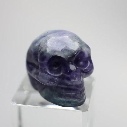 Rainbow Fluorite Crystal Skull  ~30mm
