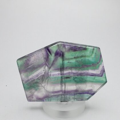 Rainbow Fluorite Geometric Shape ~67mm