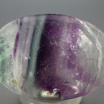 Rainbow Fluorite Palmstone (Extra Grade) ~70 x 50 mm