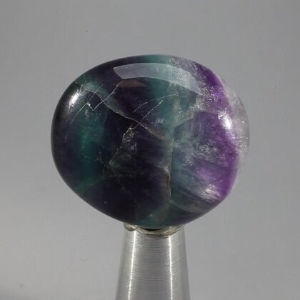 Rainbow Fluorite Tumblestone ~30mm