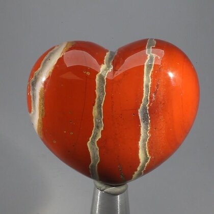 Red Jasper Crystal Heart ~45mm