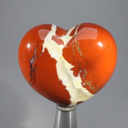 Red Jasper Crystal Heart ~45mm