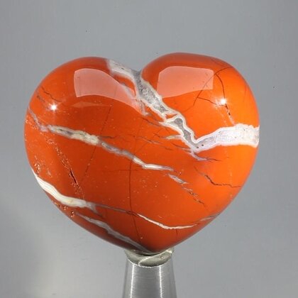 Red Jasper Crystal Heart ~45mm