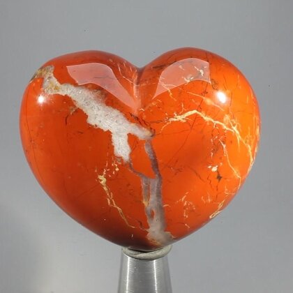 Red Jasper Crystal Heart ~46mm