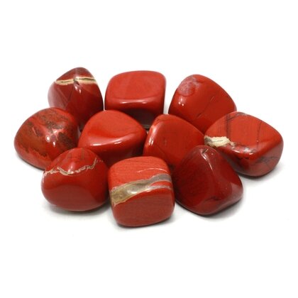 Red Jasper Tumble Stone (20-25mm) - Single Stone